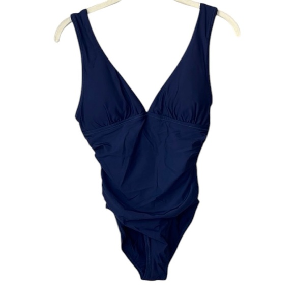 Helen Jon Olivia Navy One Piece Swimsuit Size S - Picture 5 of 16